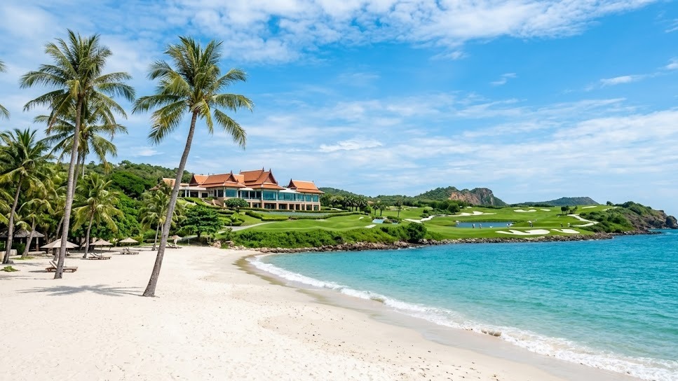 タイ・パタヤ／シラチャのゴルフリゾートエリアイメージ（南国ビーチとゴルフリゾート）