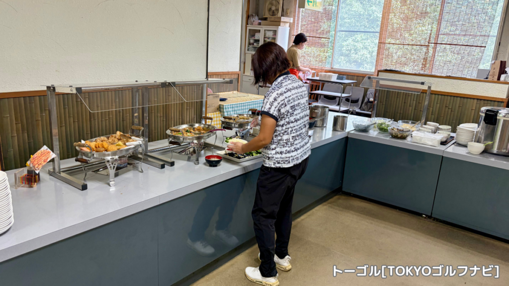 ランチバイキングの料理