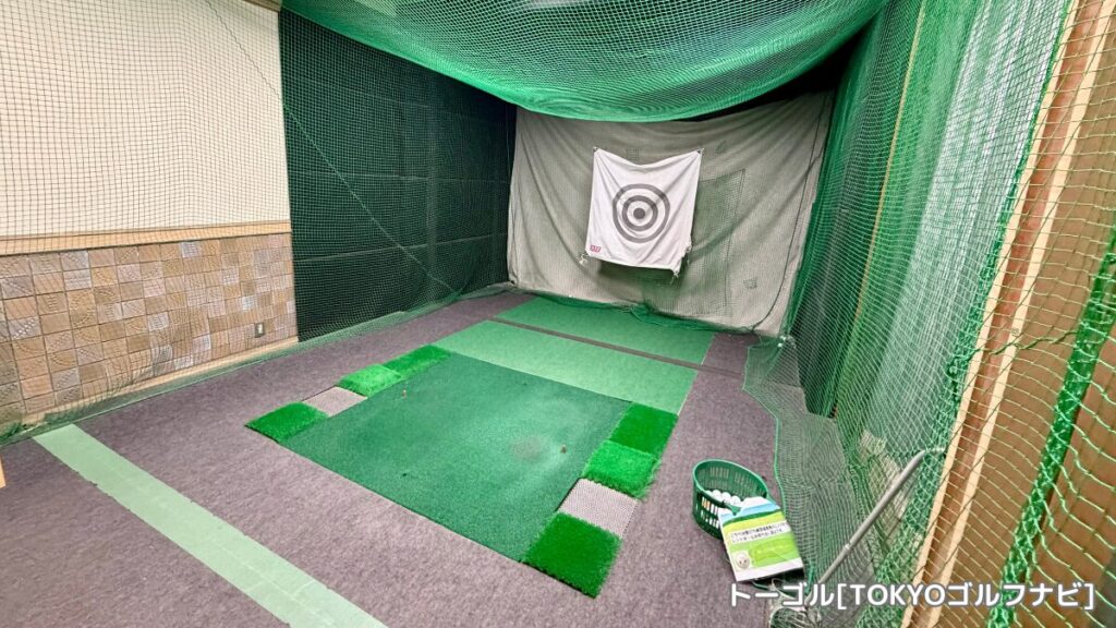 2打席ある室内練習場