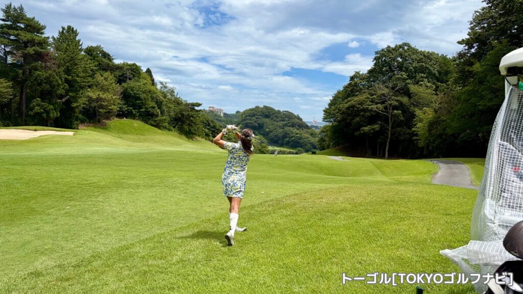 海沿いに広がるゴルフコース
