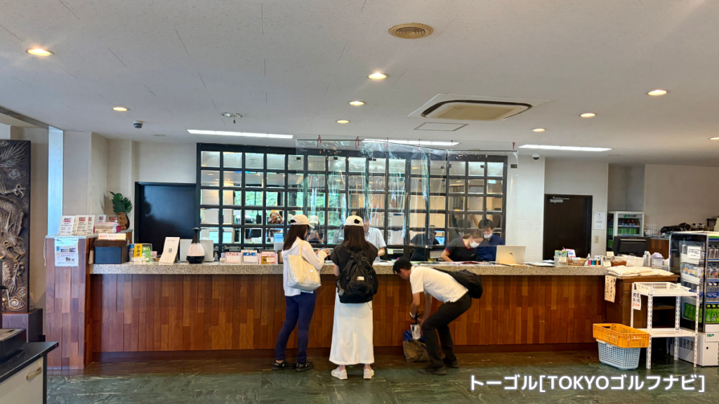 アジア取手カントリー倶楽部のフロント