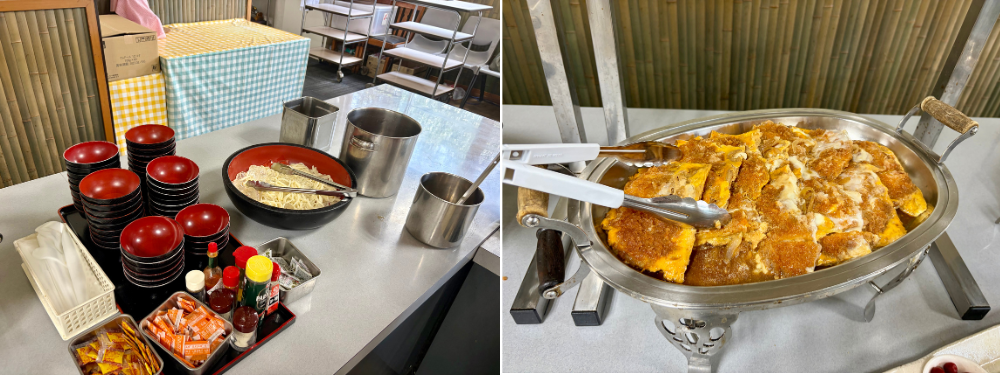 ランチバイキングのカレーとおかず