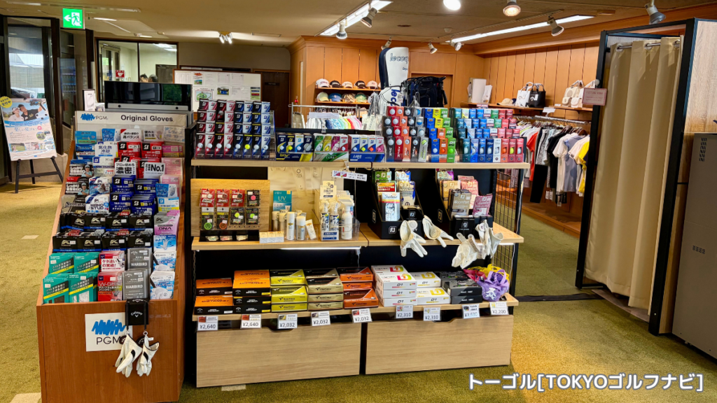 皐月ゴルフ倶楽部 佐野コースのショップ