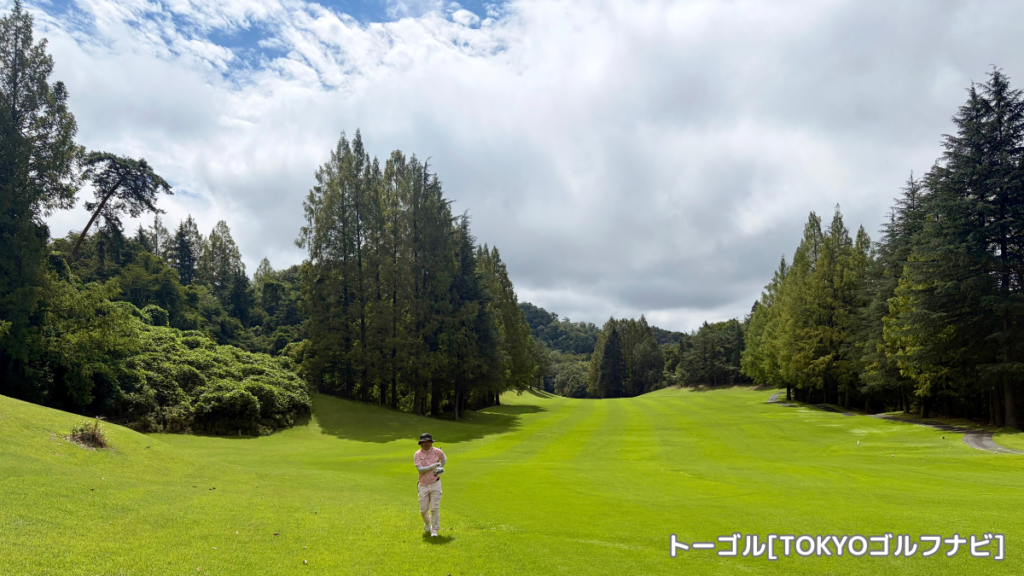 皐月ゴルフ倶楽部 佐野コース7番ホールのグリーン手前
