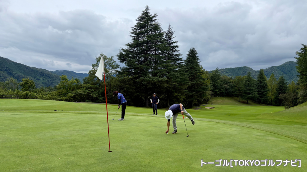 皐月ゴルフ倶楽部 佐野コースのベントグリーン