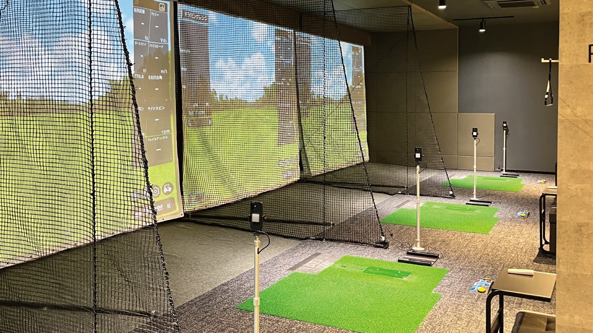 ZEN GOLF RANGE葛西店のシミュレーター打席