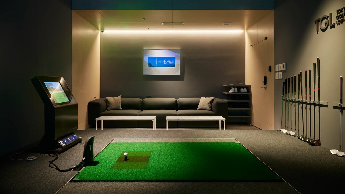 ZENGOLF LOUNGEの完全個室の打席