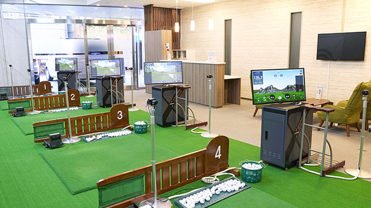 ミズノゴルフスタジオ赤坂のシミュレーター打席
