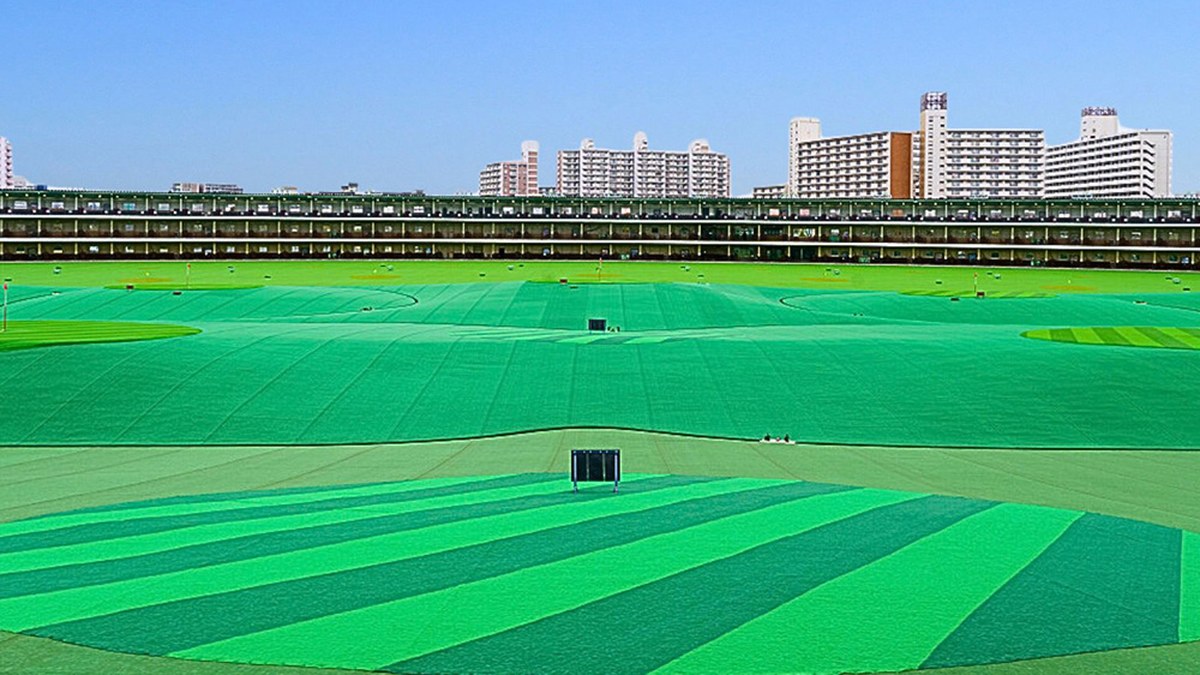 ロッテ葛西ゴルフの屋外練習場