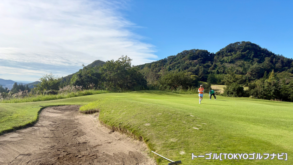 足利城ゴルフ倶楽部のアプローチ練習場