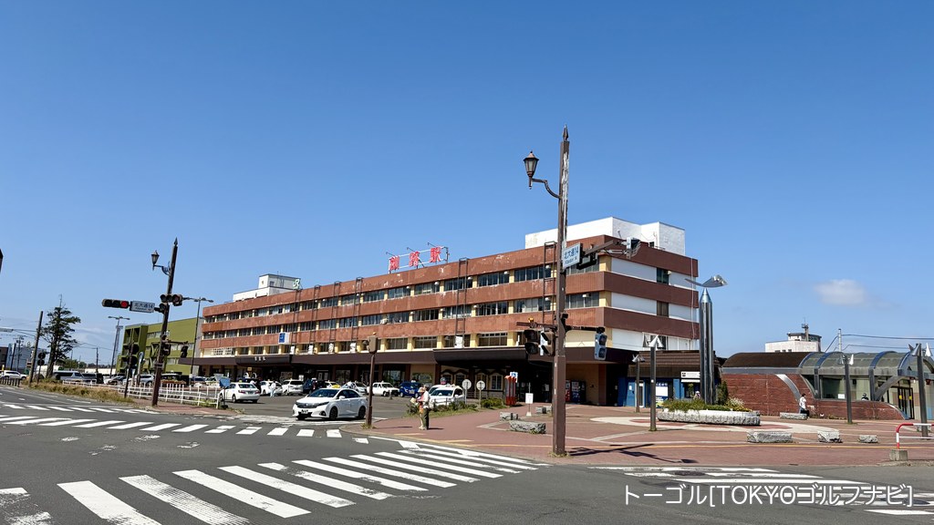 晴れた日の釧路駅
